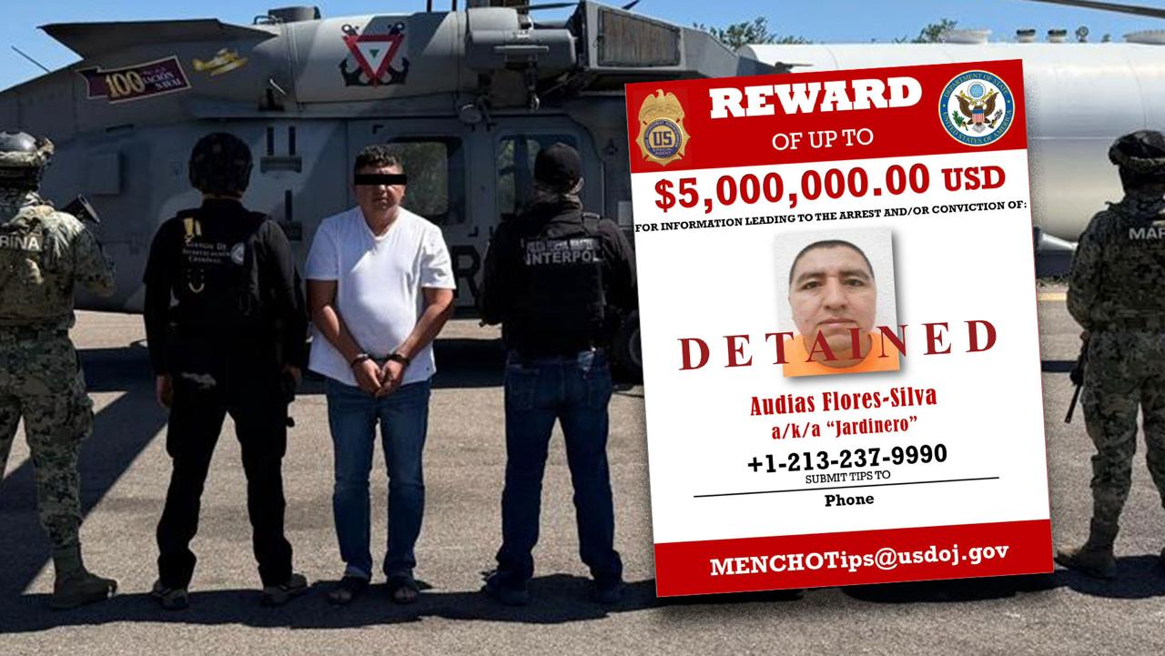 Audias Flores Silva, 'El Jardinero', era considerado como uno de los posibles sucesores del 'Mencho' en el CJNG.