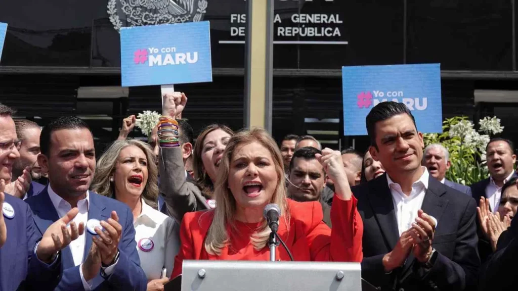 Hoy mi&eacute;rcoles, Maru Campos asisti&oacute; a las instalaciones de la FGR.